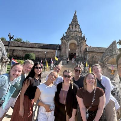 students in immersin in Thailand through COB 2023